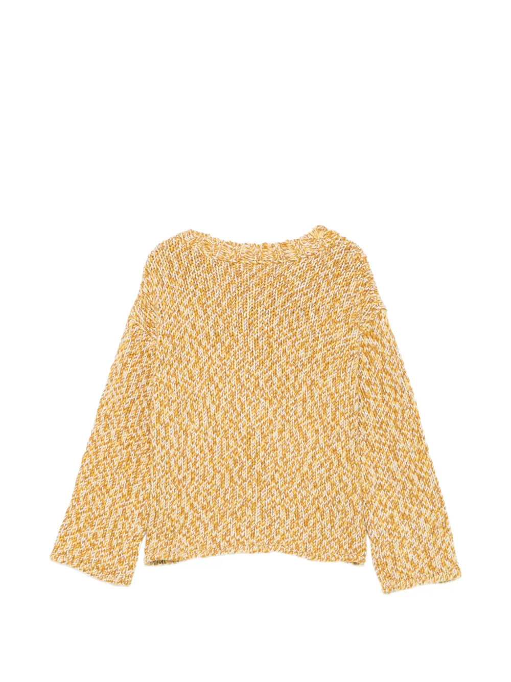 Il Gufo chunky-knit button-up cardigan Geel