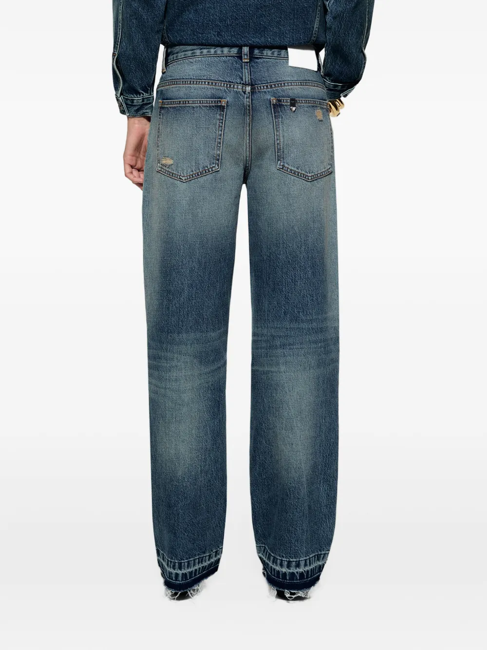 LIU JO jeans destroyed with spille-jewel Blauw