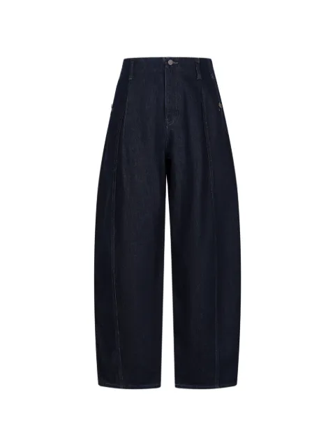 LESS pleated straight-leg jeans