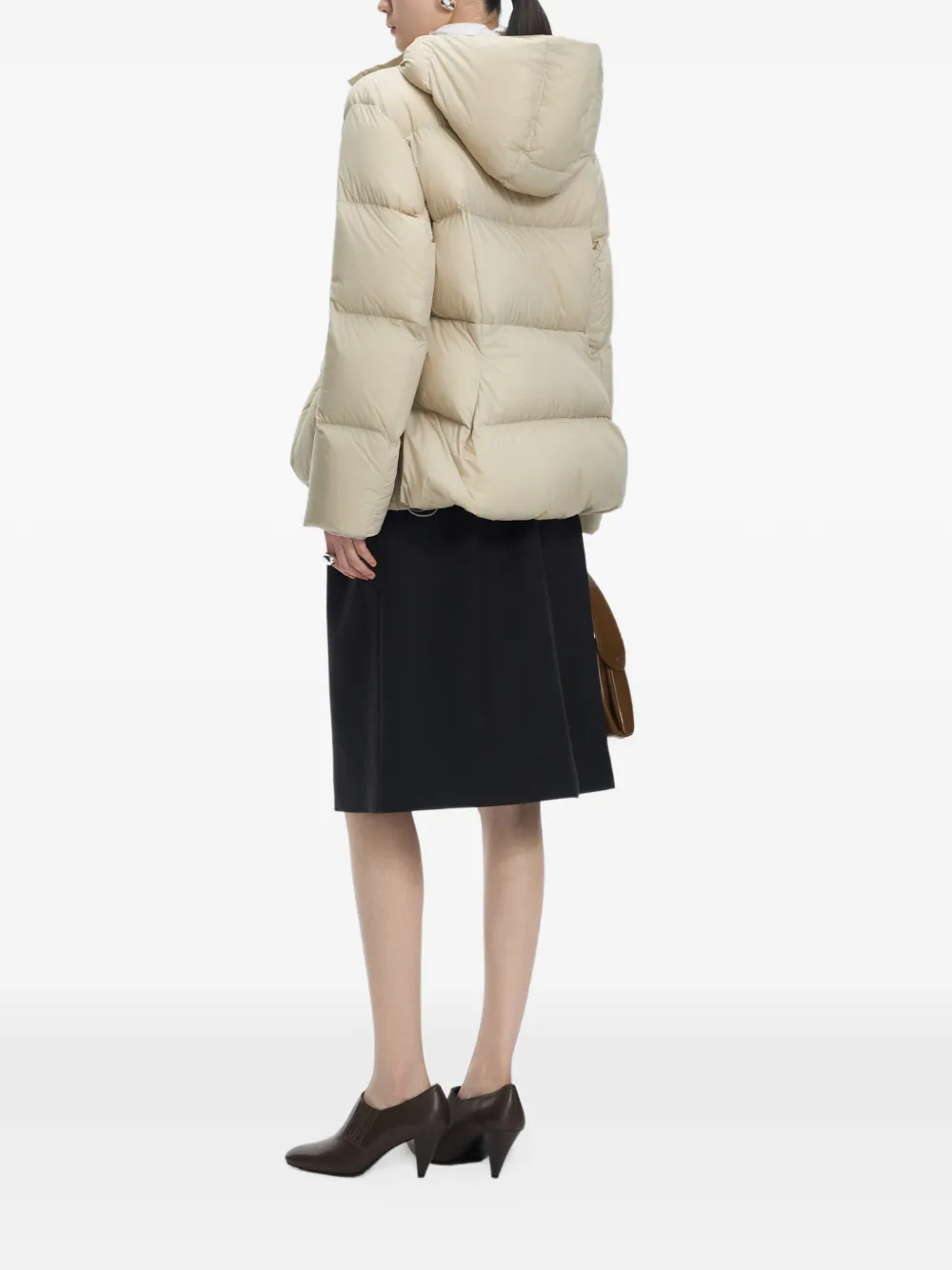 JNBY Gewatteerd jack met capuchon Beige
