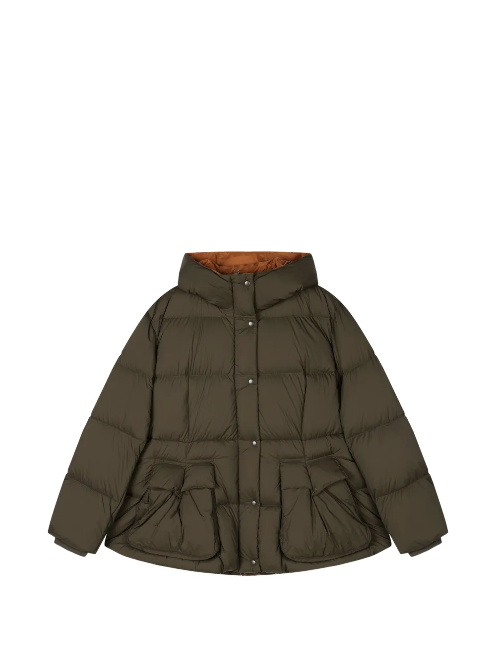 JNBY quilted hooded down jacket - Green