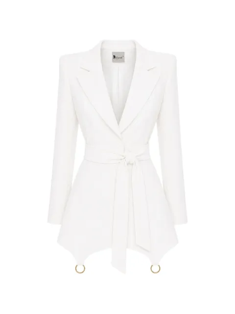 MONARH Ringoux sculptural-shoulder blazer