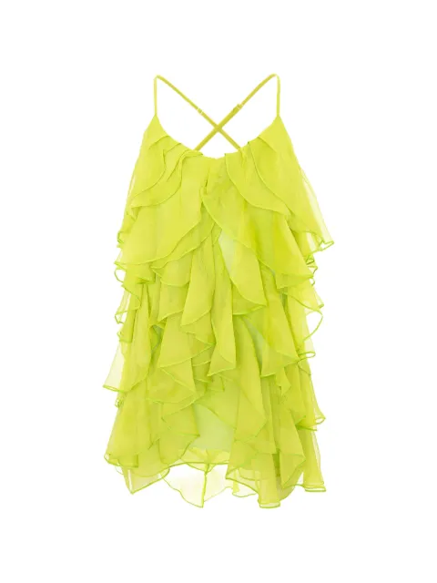 MONARH Lucky ruffled mini dress
