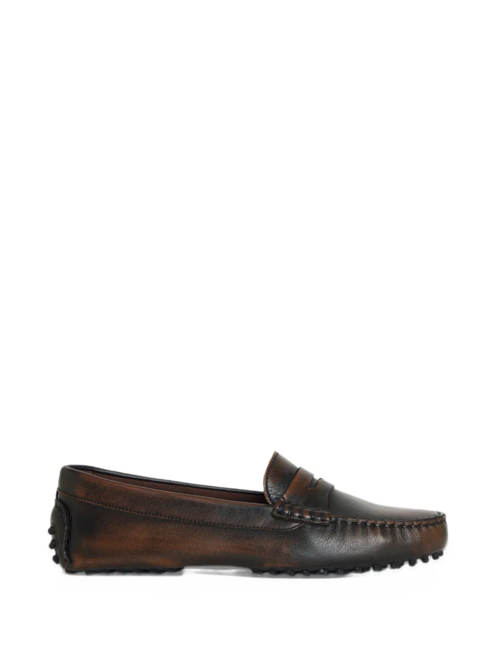 Gimaguas faded-finish loafers - Marrone