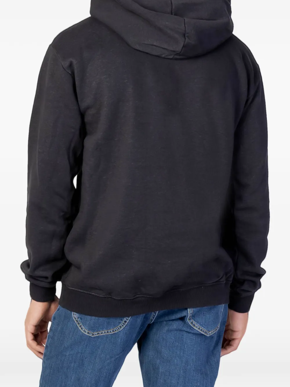 Fila embroidered logo hoodie Blauw