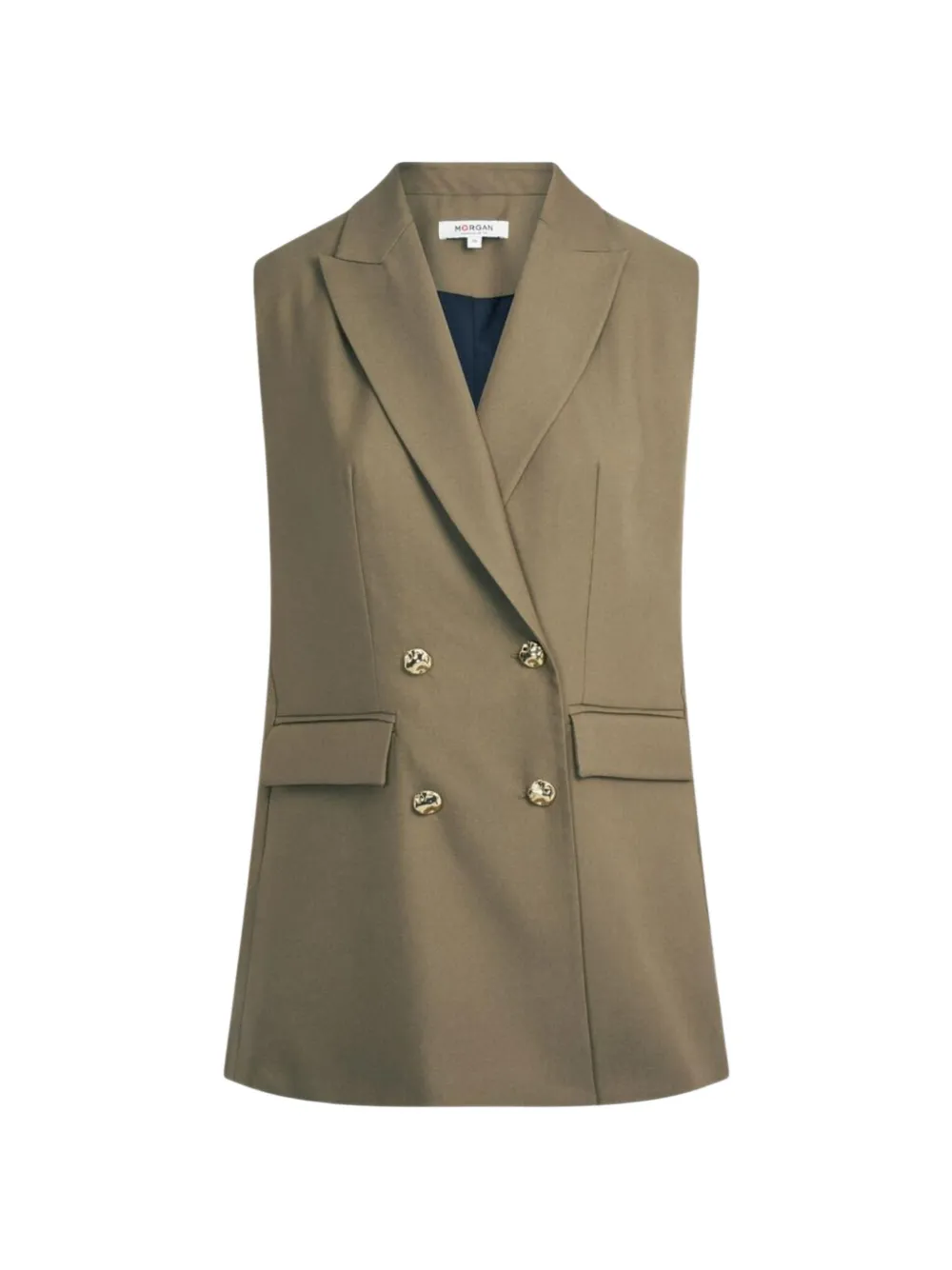 Morgan double-breasted waistcoat - Grün
