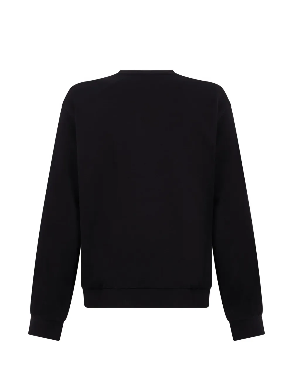Roberto Cavalli logo-embroidered sweatshirt Zwart