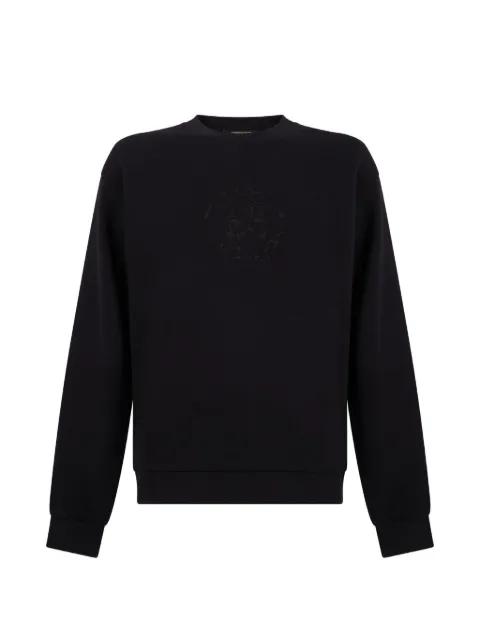 Roberto Cavalli logo-embroidered sweatshirt