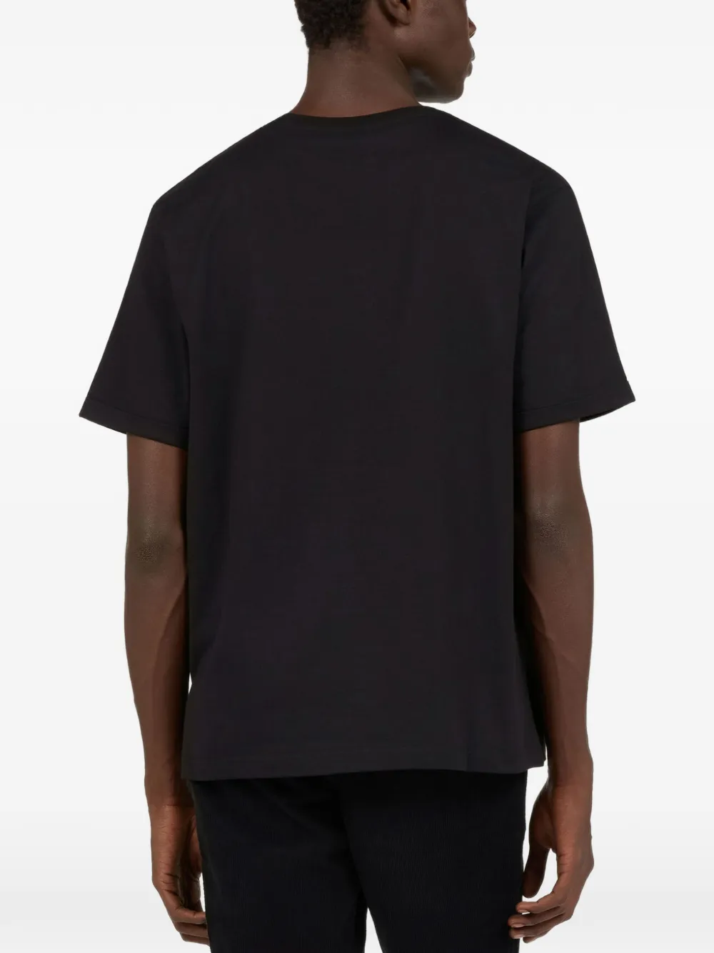 Roberto Cavalli logo-print T-shirt Zwart