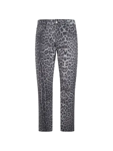 Roberto Cavalli leopard-print jeans