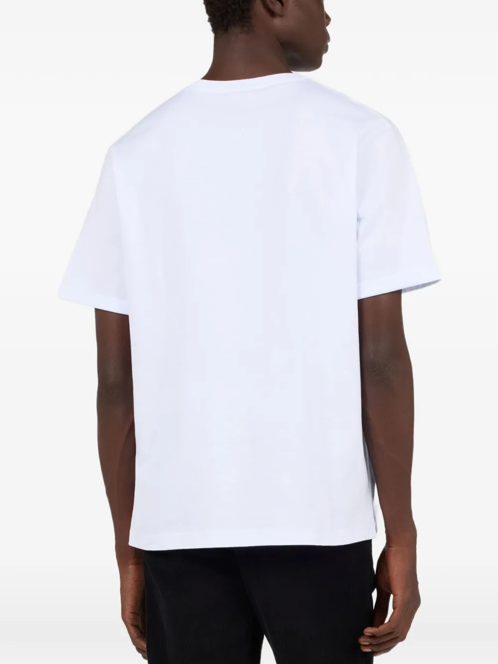 Roberto Cavalli logo-print crew-neck T-shirt Wit