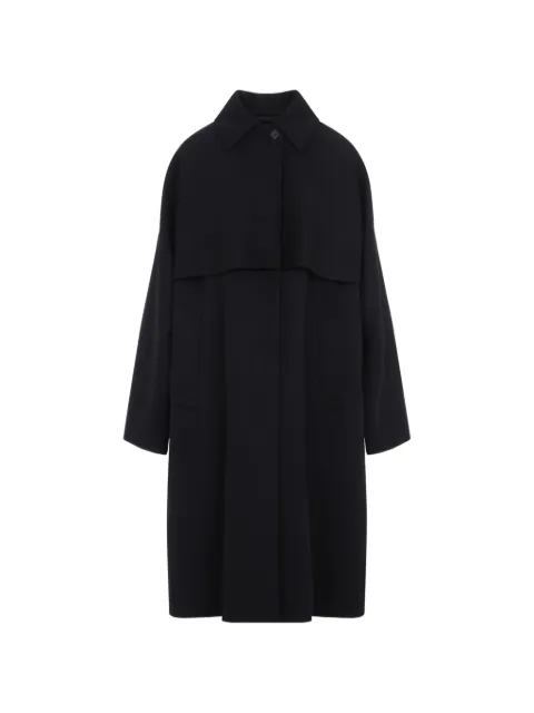 Jil Sander storm-flap wool coat