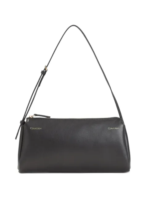 CALVIN KLEIN COLLECTION logo-print leather shoulder bag