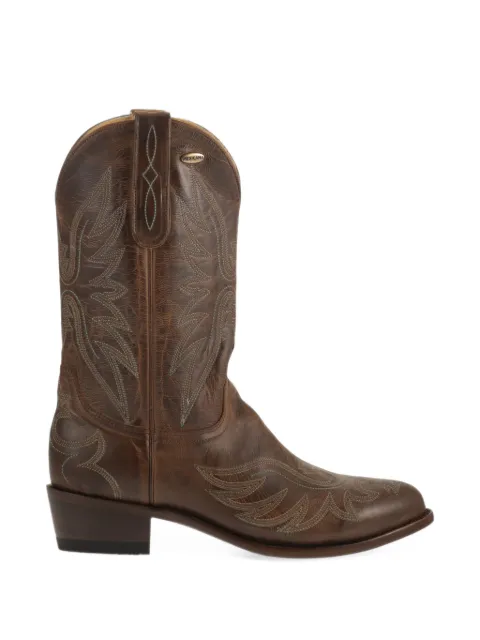 Mexicana Aguila Mex embroidered leather boots