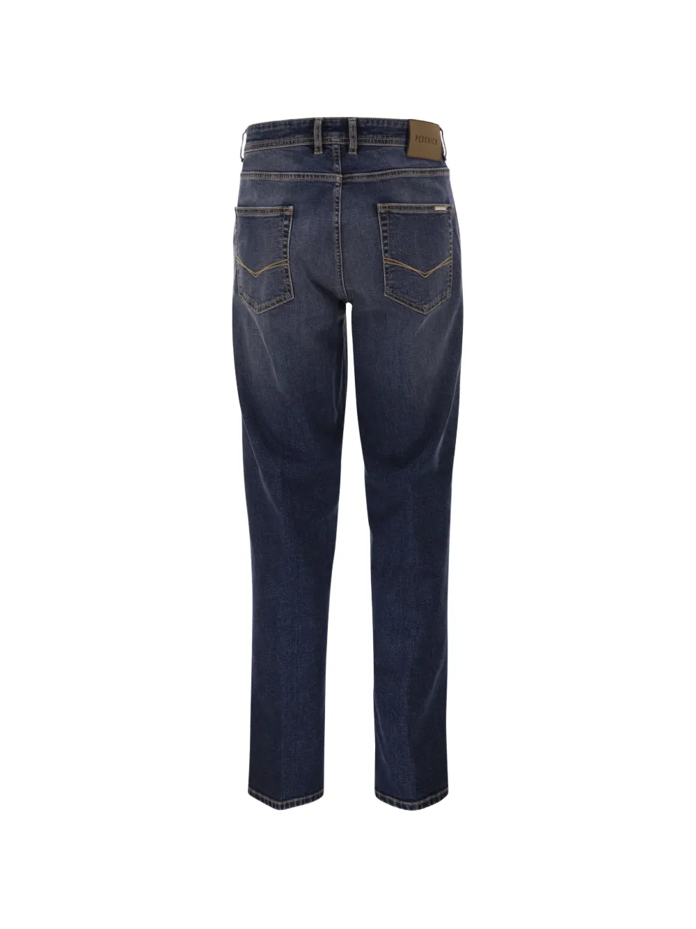 Peserico straight-leg faded-effect jeans Blauw
