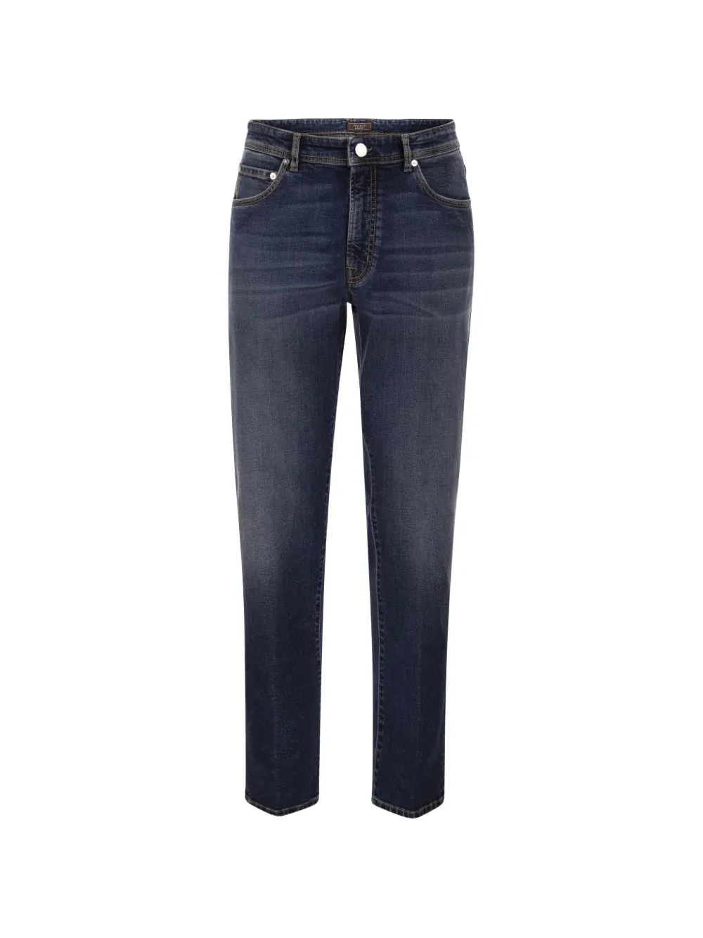 Peserico straight-leg faded-effect jeans - Blu