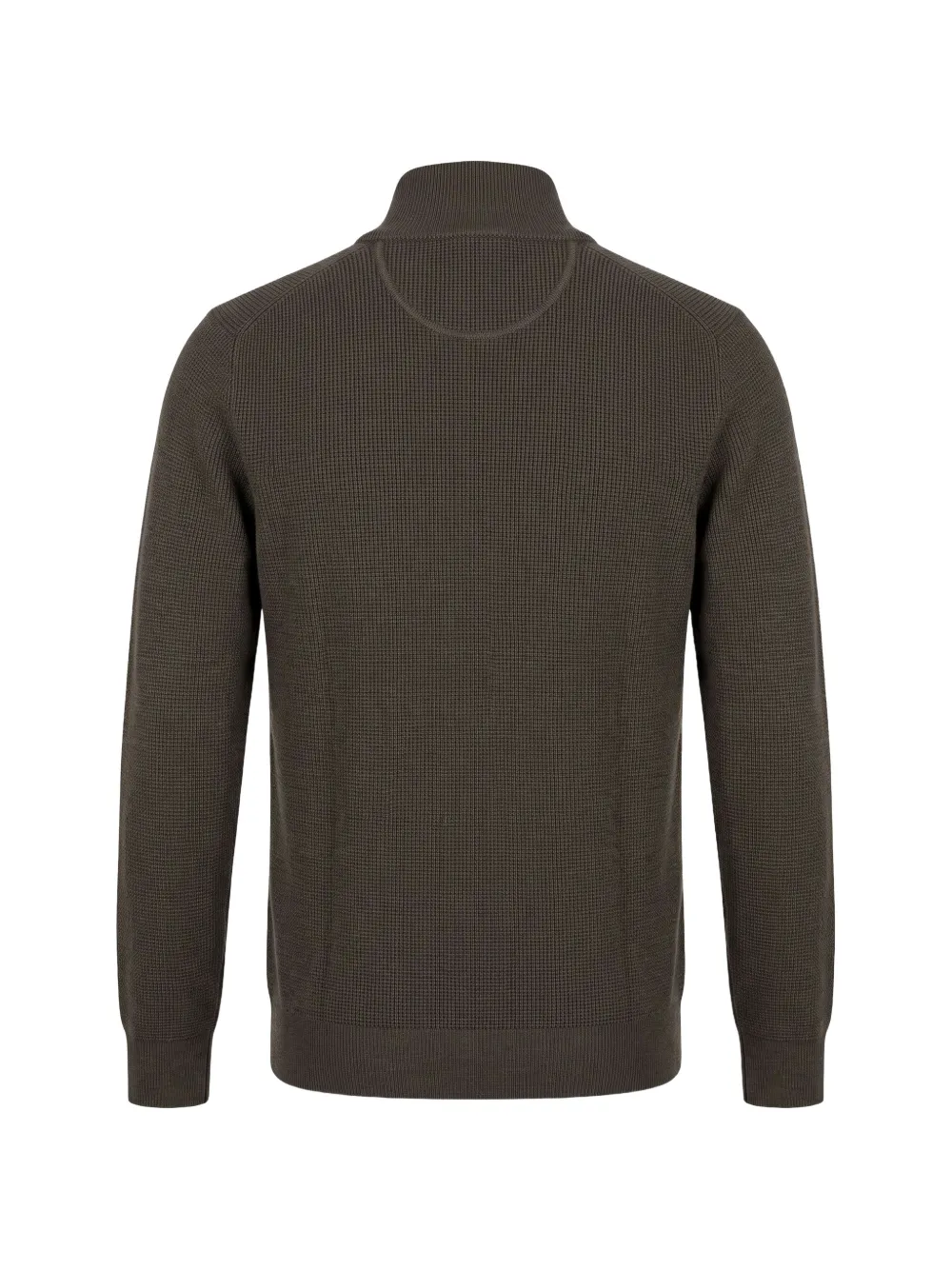 Gant waffle-knit zip-up cardigan Bruin