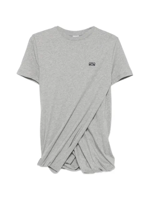 LOEWE draped Anagram-embroidered T-shirt