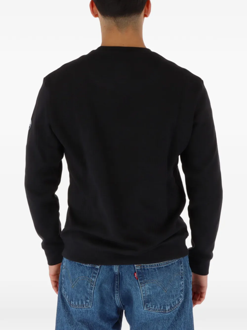 North Sails logo-print crew-neck sweatshirt Zwart