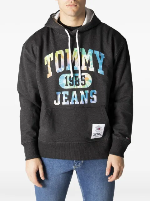 Tommy Jeans TieDye 1985 logo-print hoodie