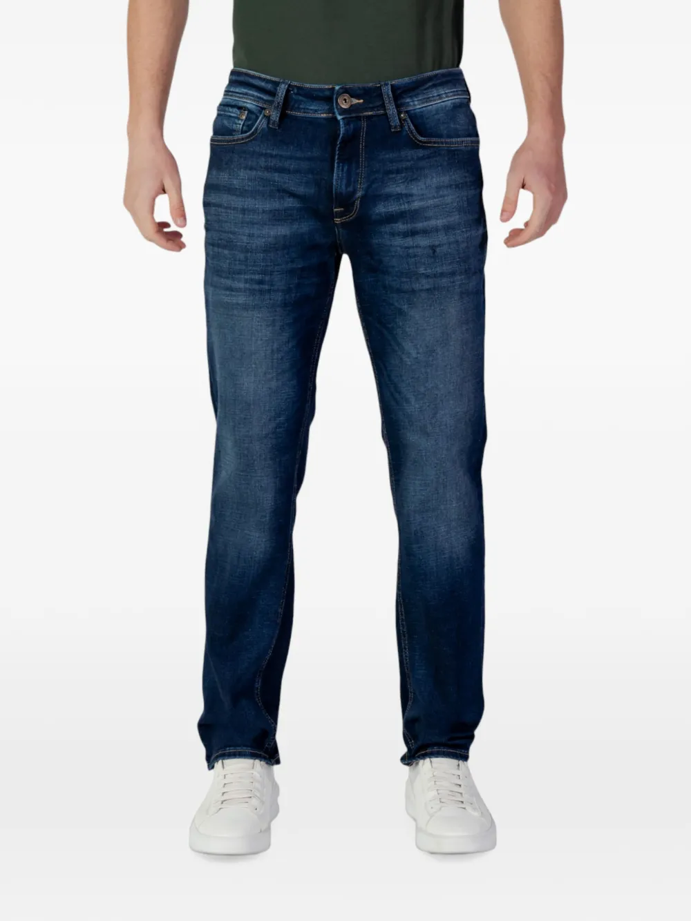 r.d.d. by jack jones straight-leg jeans - Blau