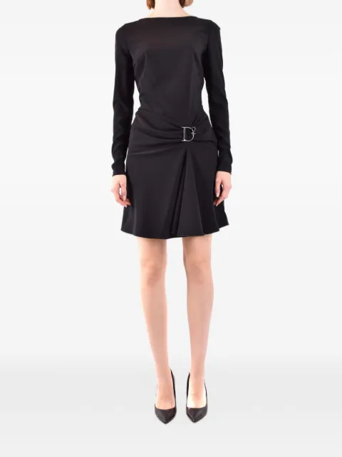 DSQUARED2 Vestido mangas longas com detalhe de fivela