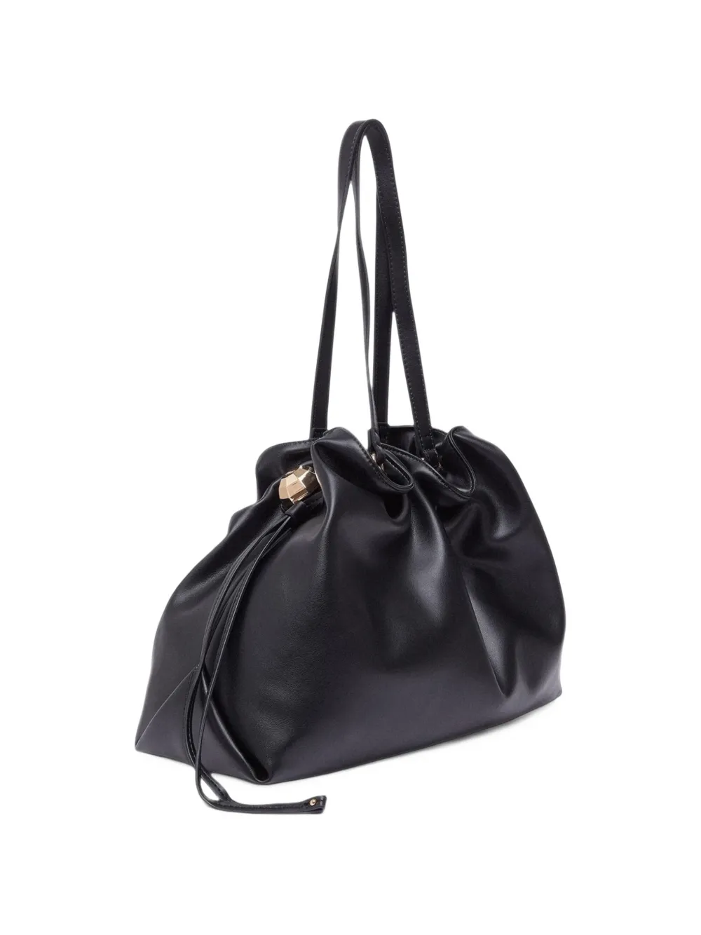 LIU JO large Riccy shoulder bag Zwart