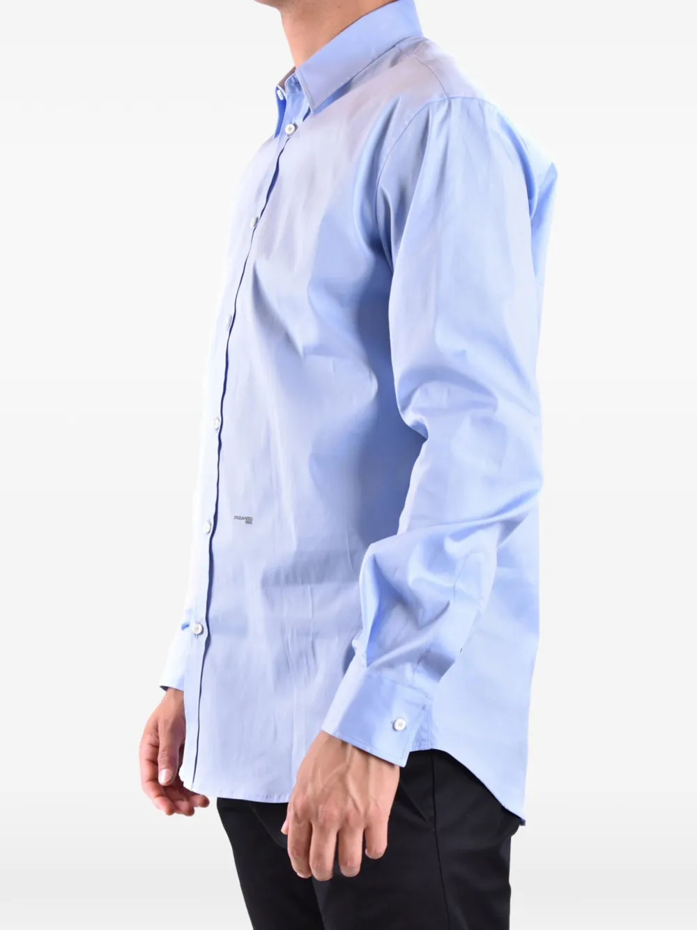 DSQUARED2 Overhemd met logoprint Blauw