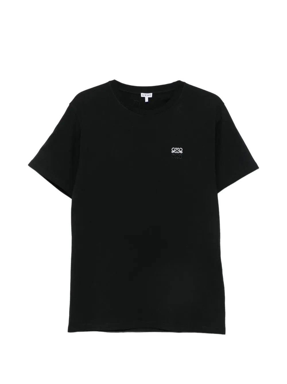 LOEWE Anagram-embroidered T-shirt Zwart