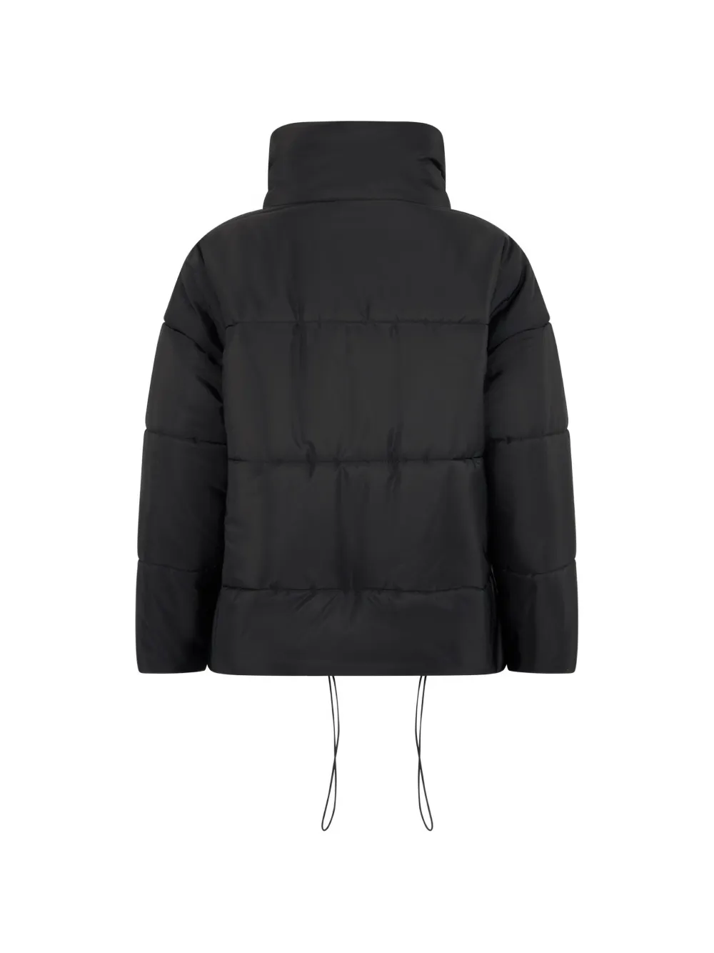 Roberto Cavalli quilted logo-embroidered jacket Zwart