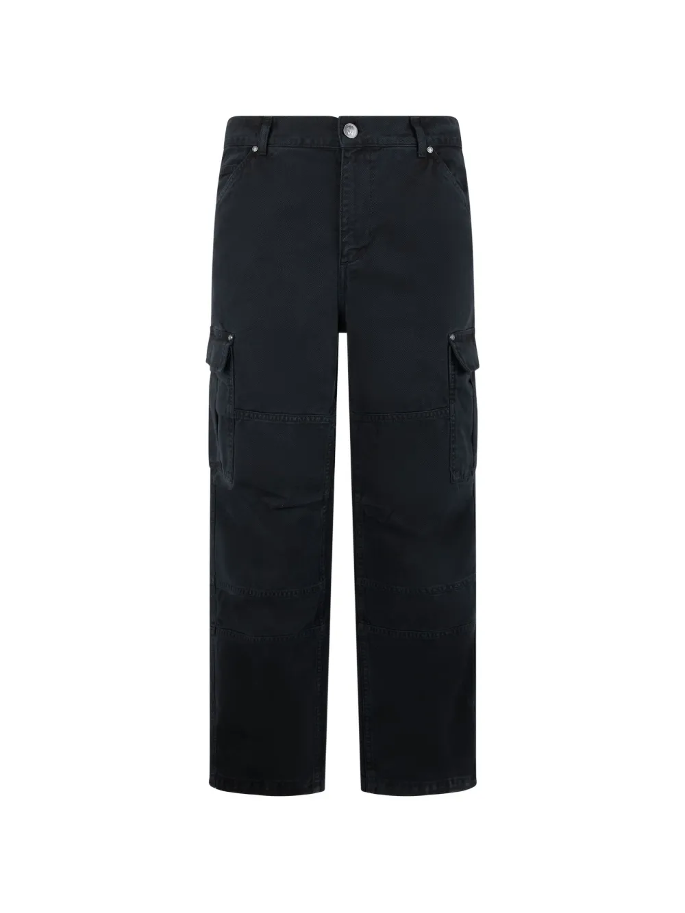Roberto Cavalli logo-embroidered cargo pants Zwart