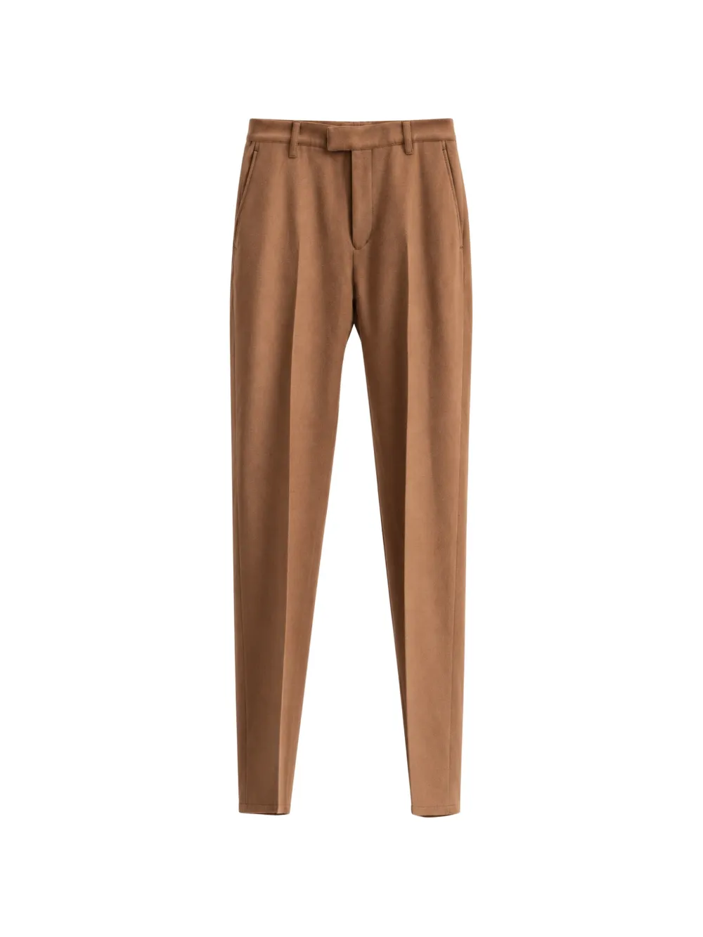 Soshiotsuki No Tuck pantalon met persvouw Bruin