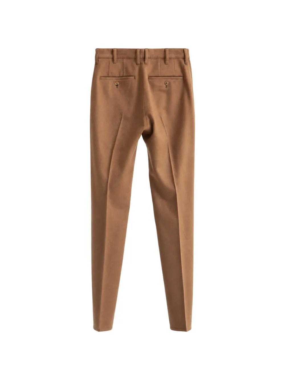 soshiotsuki No Tuck pantalon met persvouw Bruin