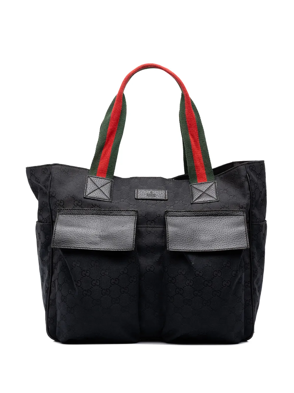 Gucci Pre-Owned 2000-2015 GG Canvas Web Double Pockets tote bag - Schwarz