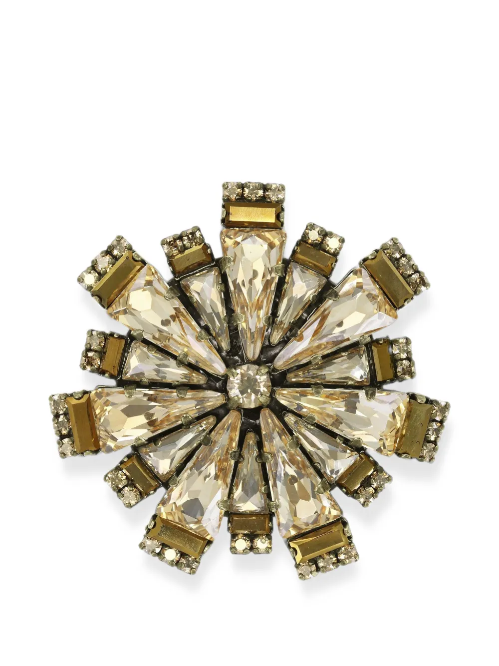 Konplott Spikes and Pearls radial brooch - Tons neutres Konplott Spikes and Pearls radial brooch - Tons neutres
