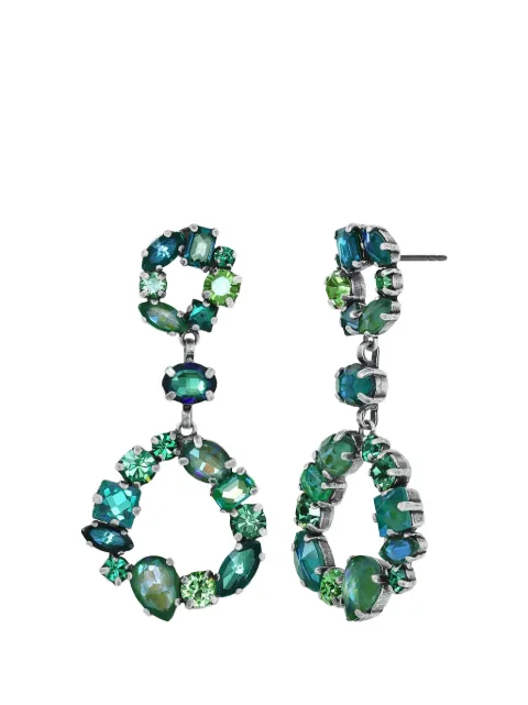 Konplott  Mess to Impress crystal-embellished drop earrings