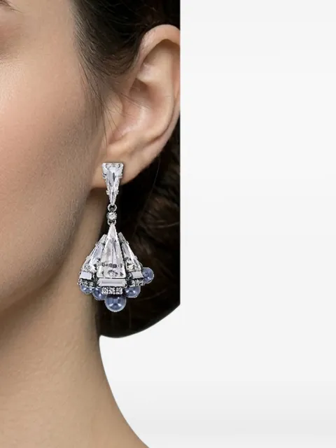 Konplott  Spikes and Pearls crystal-embellished earrings