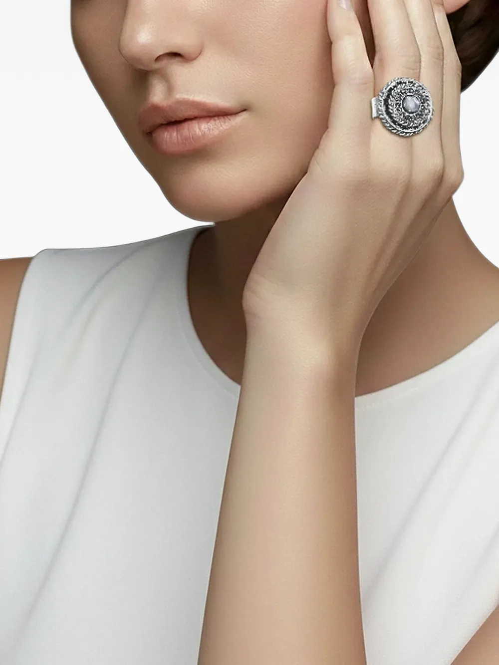 Konplott Lost and Found medallion ring - Argento
