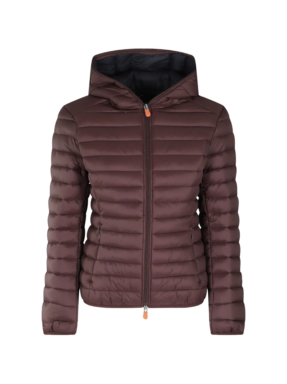 Save The Duck Daisy quilted hooded jacket Bruin