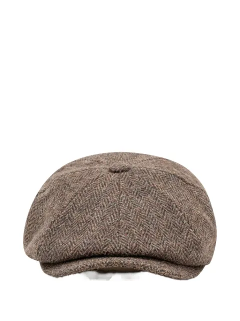 Walkers herringbone-pattern flat cap