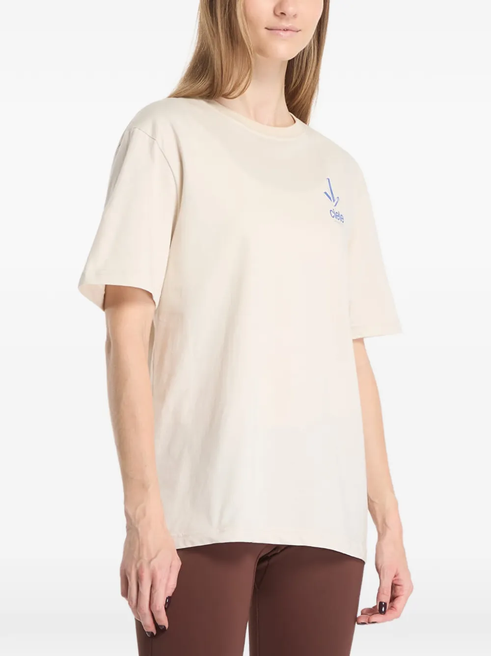 Ciele graphic-print T-shirt Beige