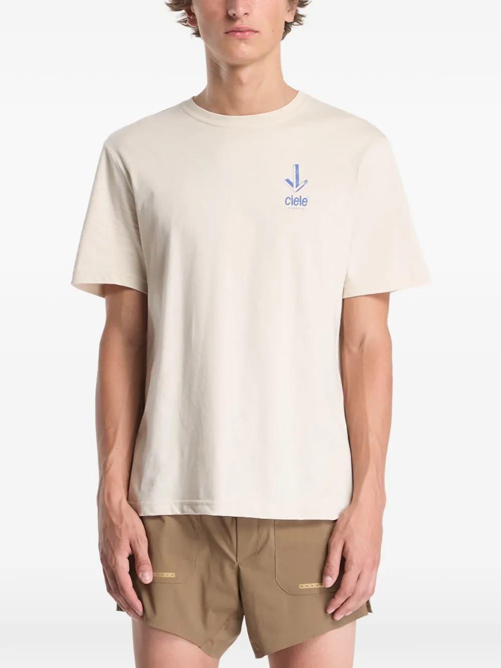 Ciele graphic-print T-shirt Beige