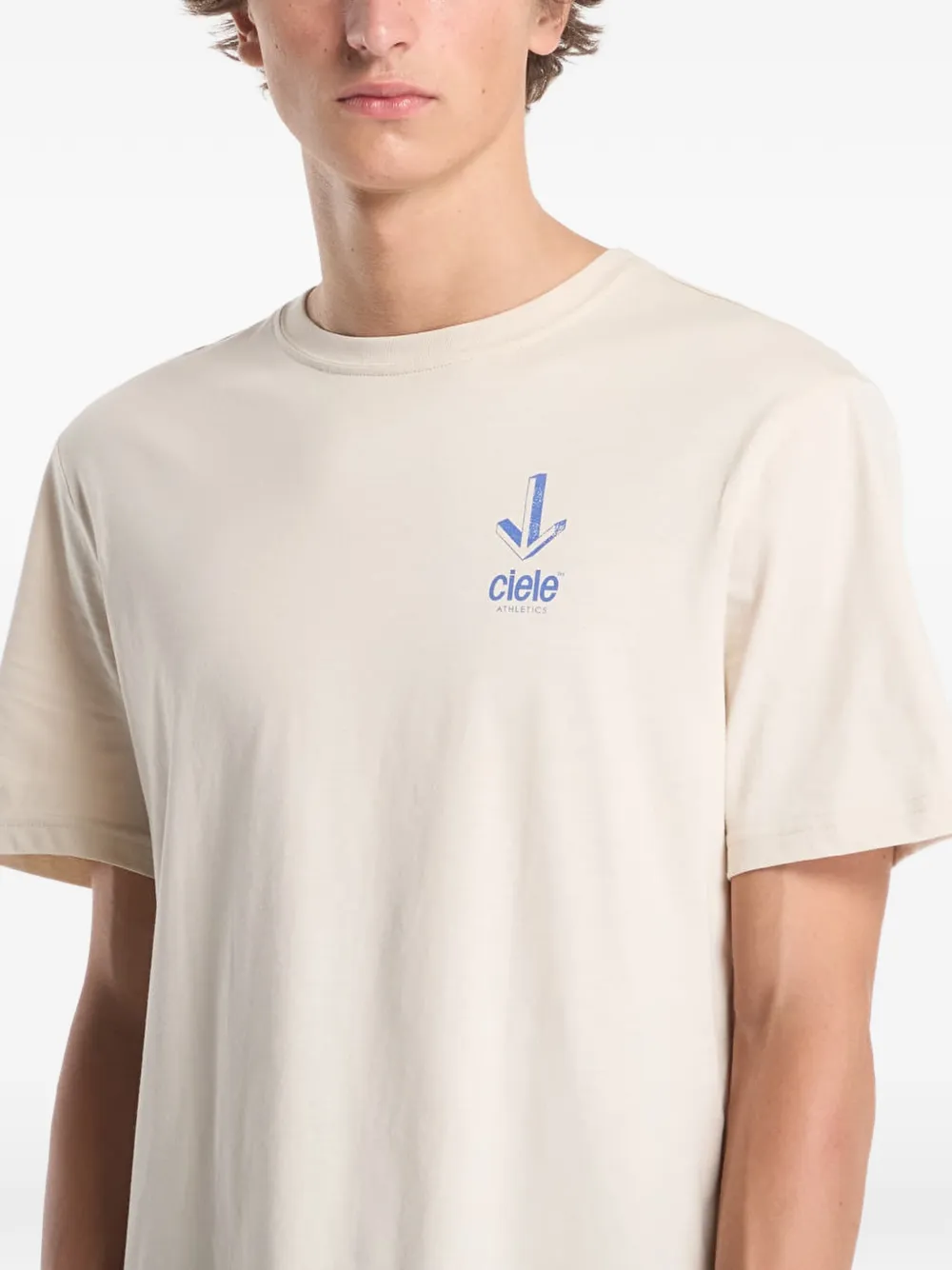 Ciele graphic-print T-shirt Beige