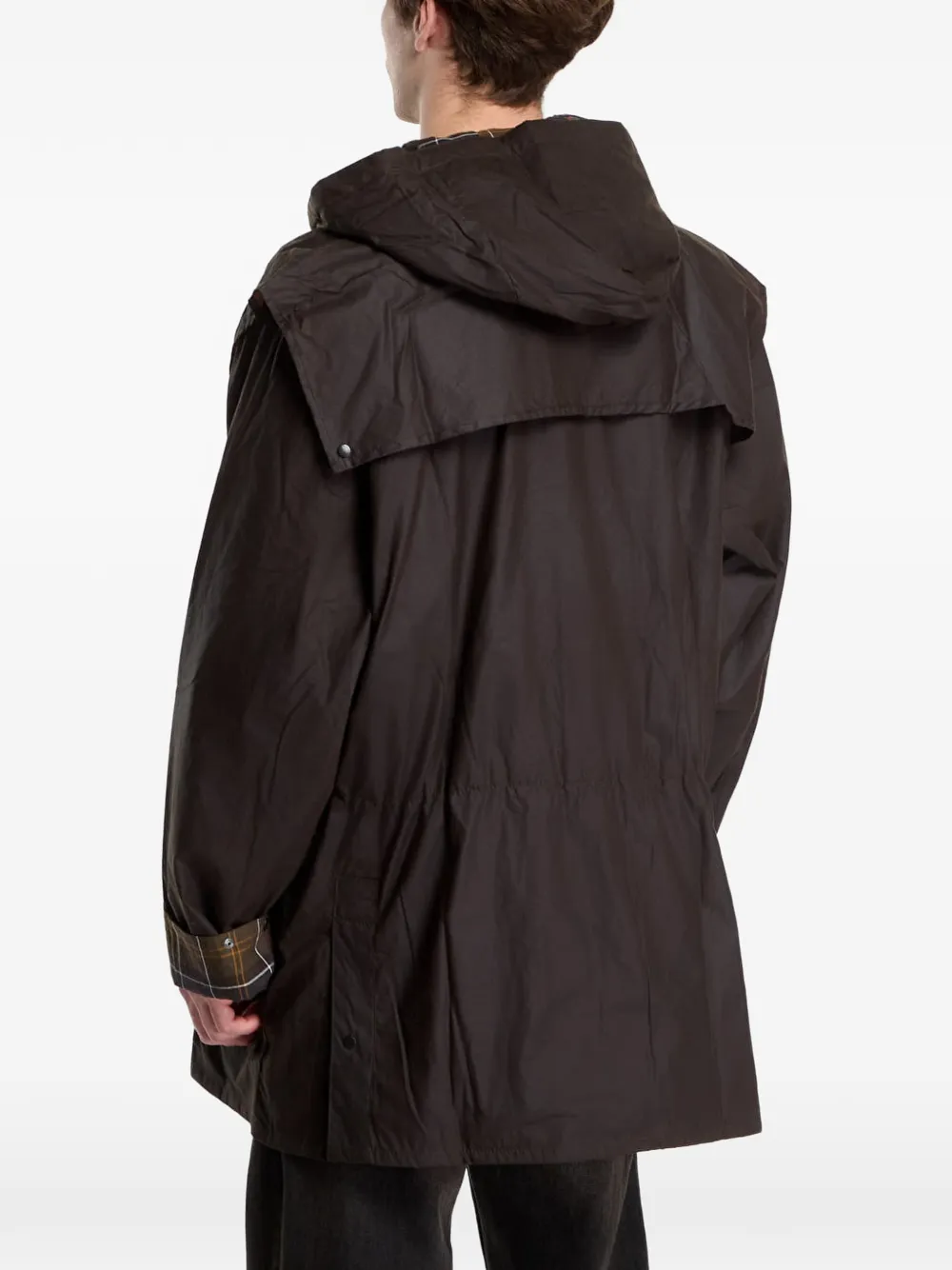 Barbour classic Durham waxed jacket Bruin