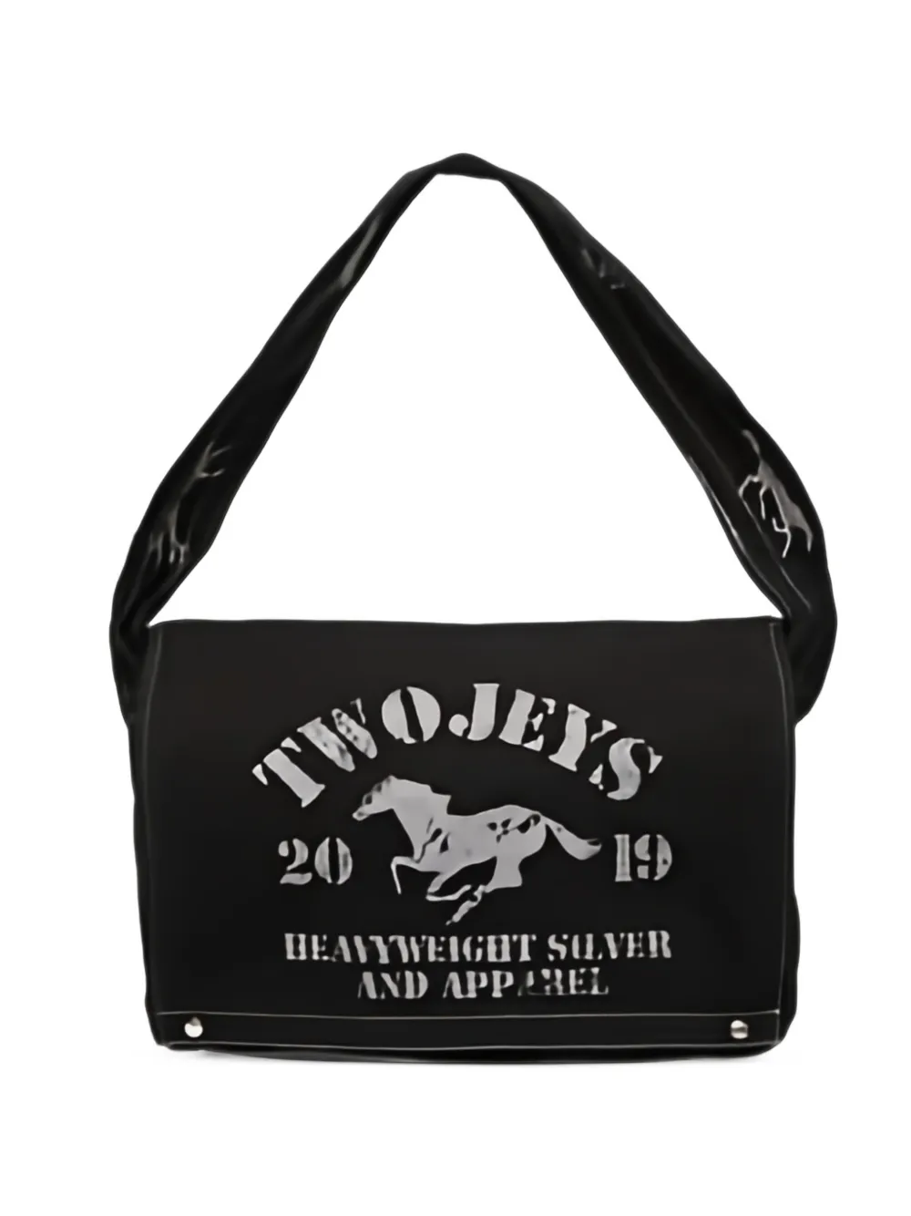 TWOJEYS Sterling logo-print shoulder bag - Schwarz