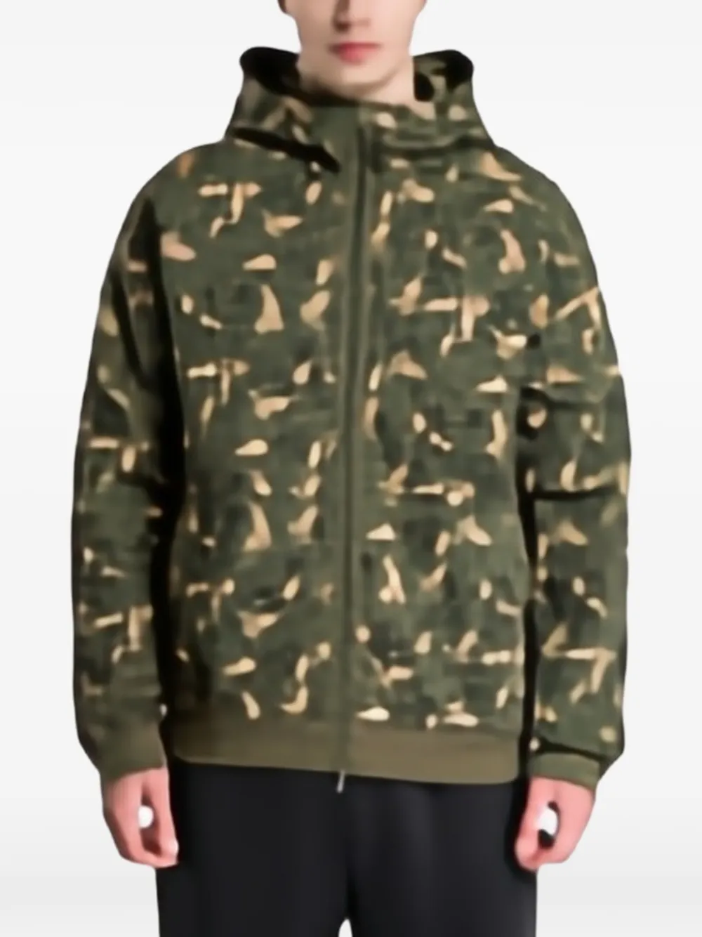 Ea7 Emporio Armani Graphic Series zip-up hoodie - Verde
