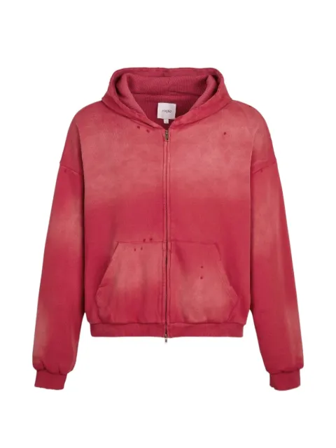 FOUND sudadera con capucha y efecto envejecido