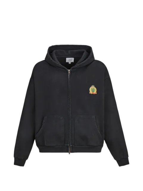 FOUND sudadera con capucha y aplique de distintivo