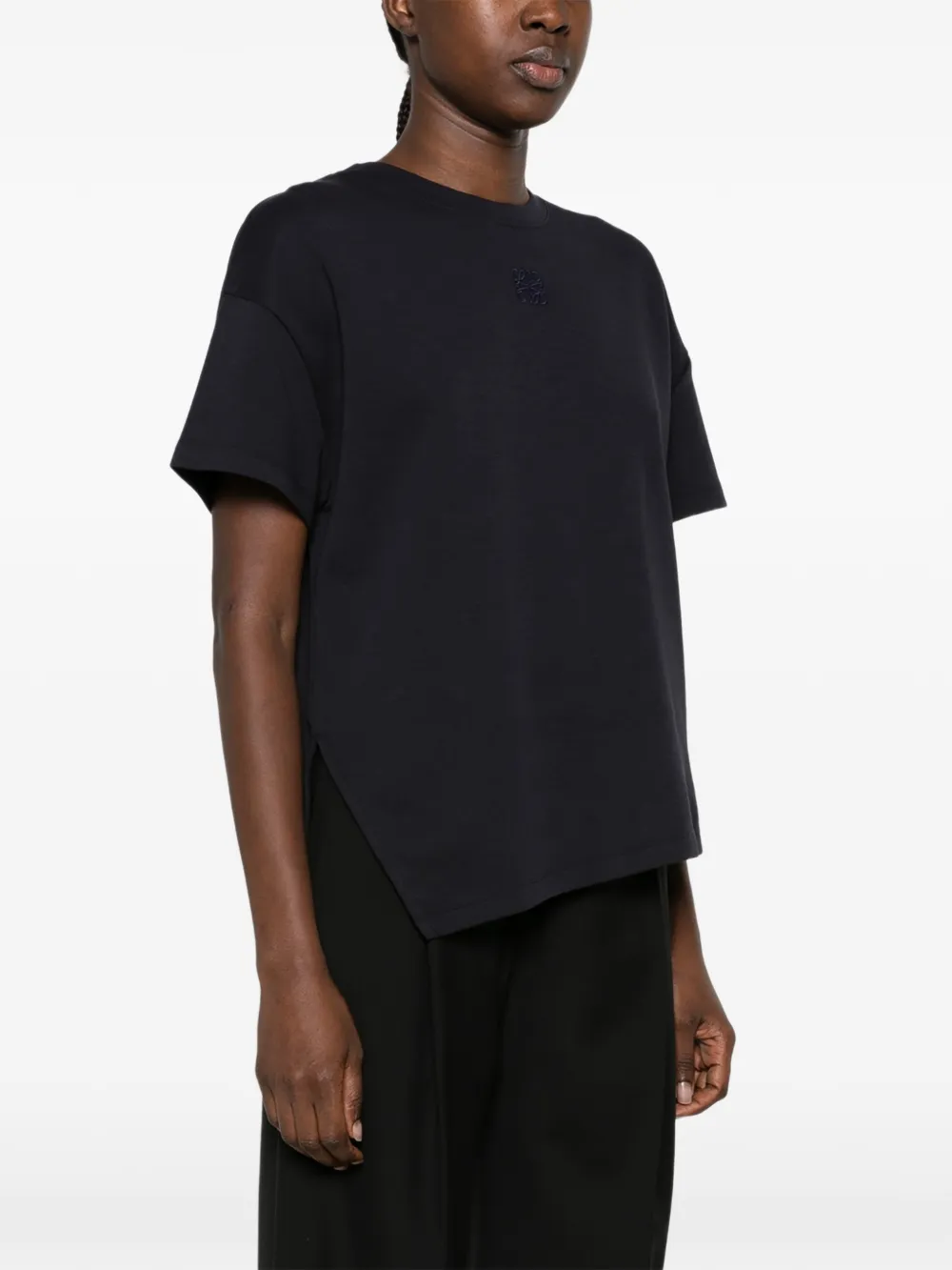 LOEWE asymmetric T-shirt Blauw