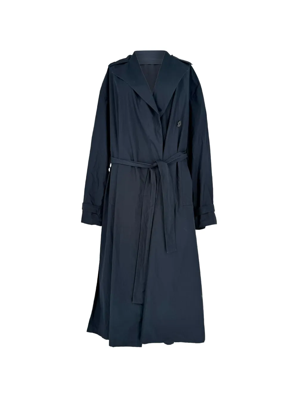 Jil Sander Pre-Owned 2020s belted trench coat - Blue